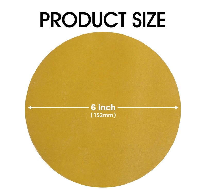 Shawya 100 PCS PSA Sanding Discs 6 Inch Sanding Discs Self Stick 400 Grit Aluminum Oxide Round Adhesive Backing Sandpaper for Orbital Sander - Image 3